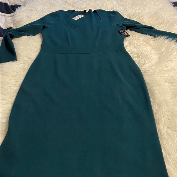 Express Teal Long Sleeve Dress size XL brand new length 47” bust 38/40” - Picture 8 of 9